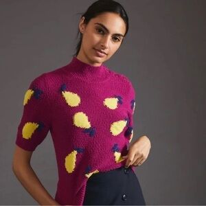 Maeve by Anthropologie Divendra short-sleeve sweater, XL